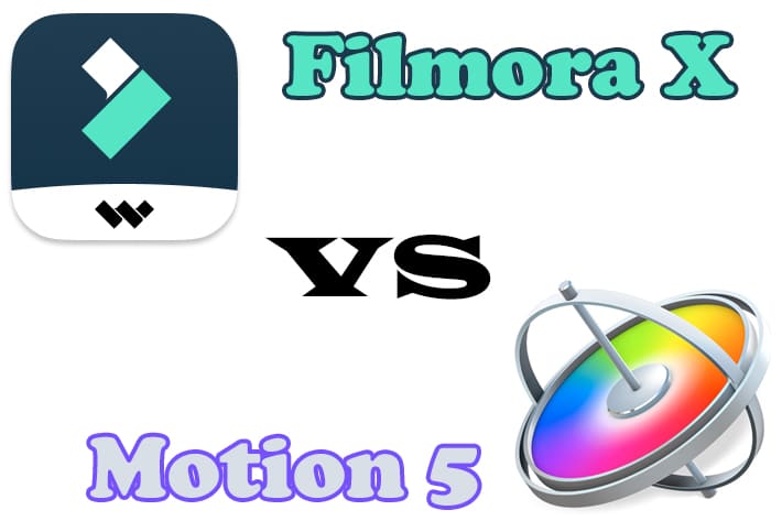 FilmoraX VS Motion5